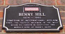  Benny Hill plaque 