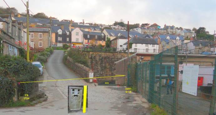  Newlyn tide gauge calibration check against local OS benchmark 